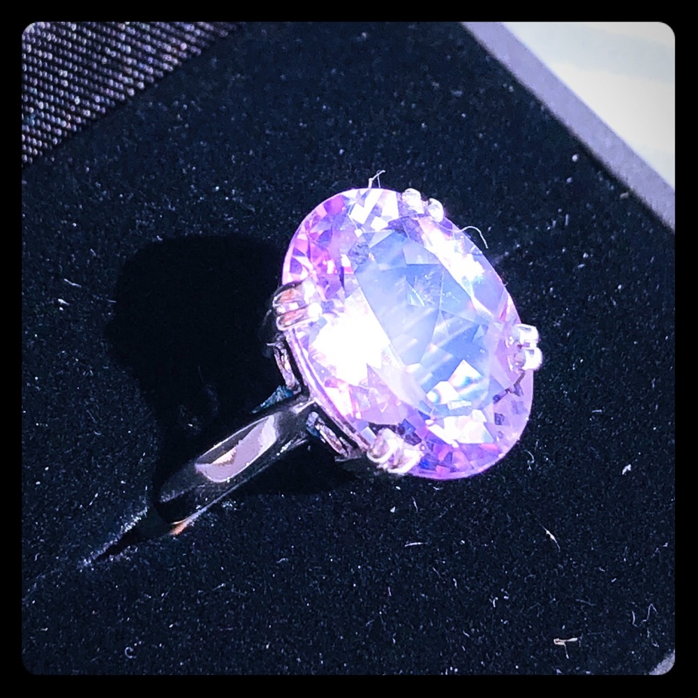 SOLD!! Amethyst Silver Ring